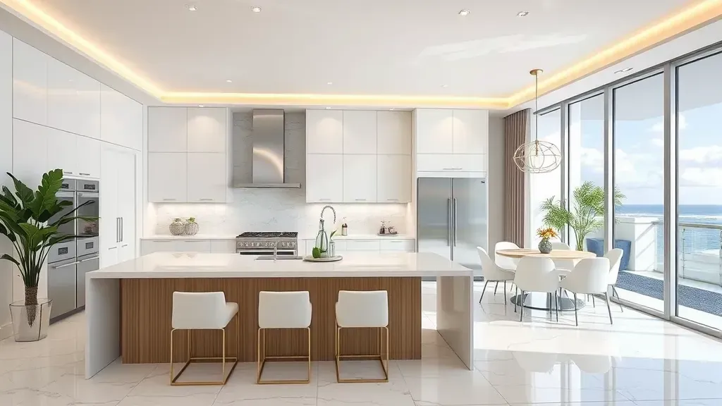 Remodeling in Aventura, FL showcasing modern design and spacious interiors.