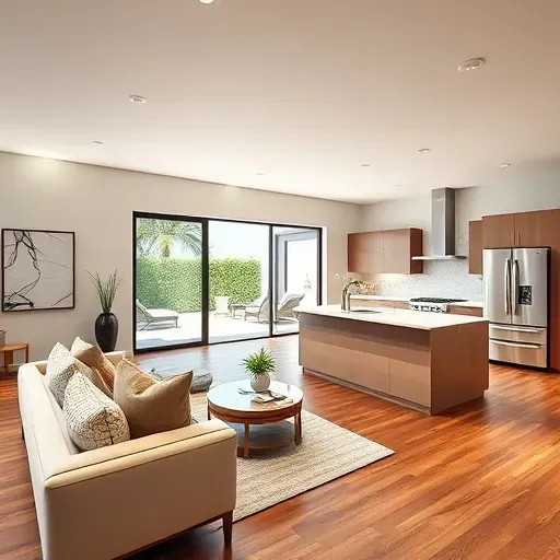 Modern Sunrise FL living room remodel showcases open-concept design with elegant décor and natural light.