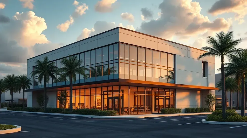 Commercial construction projects in Coral Springs FL showcasing modern architecture and development progress.