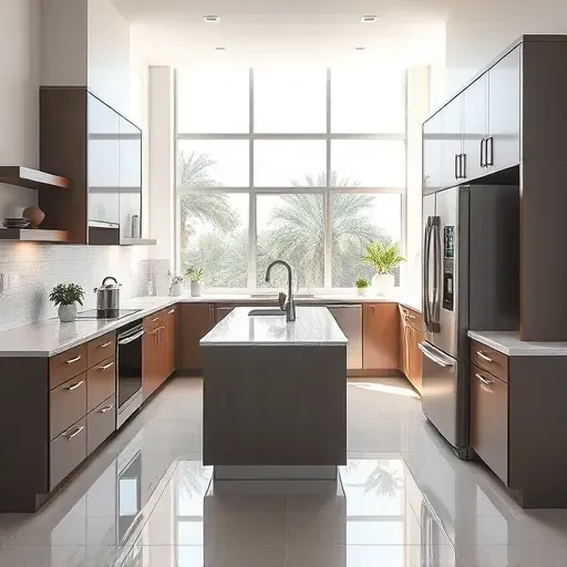 Newly installed modern kitchen appliances in a bright, stylish Coral Springs kitchen with sleek countertops and professional finish