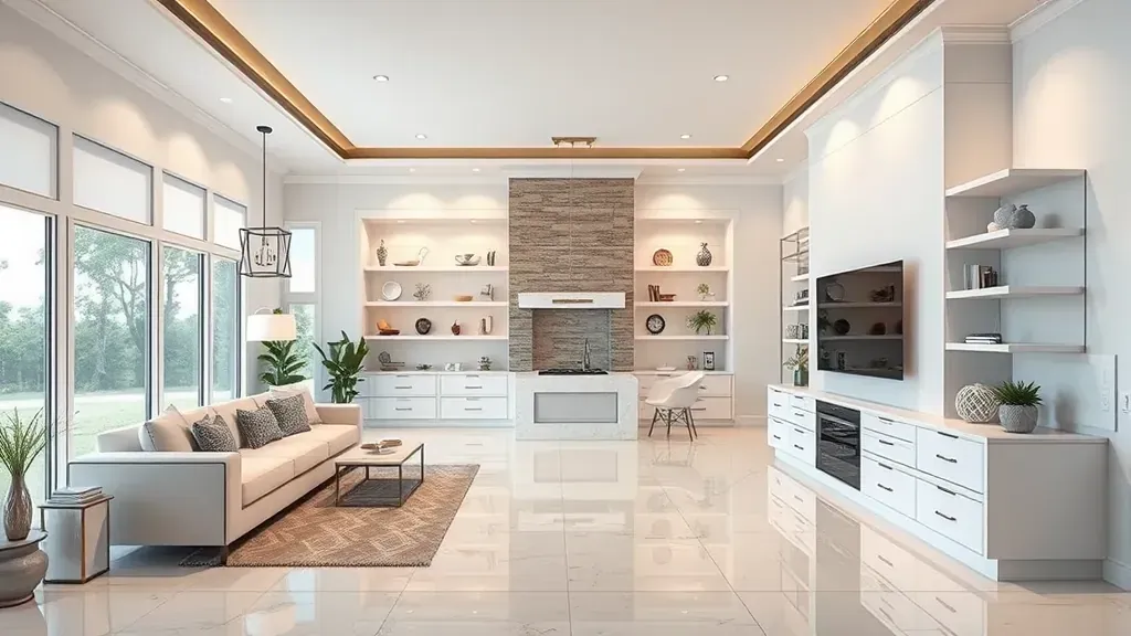 Remodeling in Parkland, FL showcasing modern kitchen design and stylish decor elements.