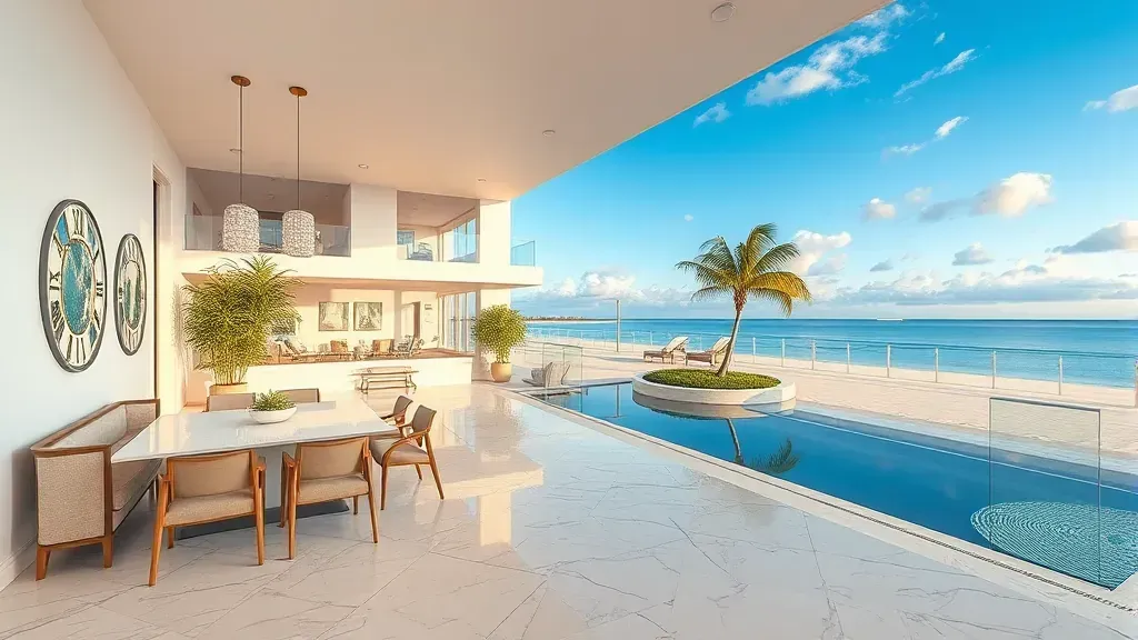 Remodeling in Fort Lauderdale Beach, FL with modern designs and vibrant colors in a stylish home setting.