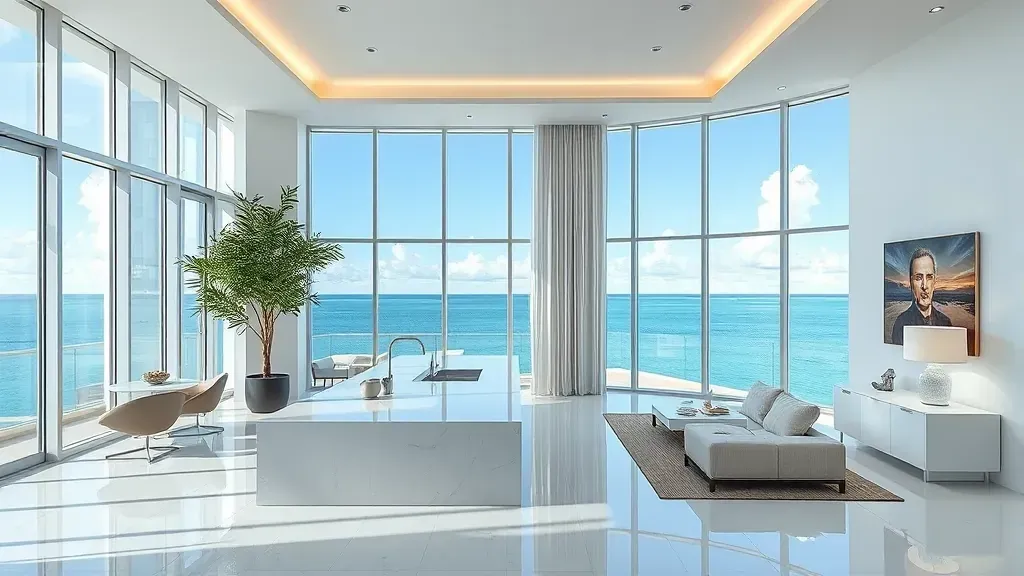 Remodeling in Sunny Isles Beach FL with modern design elements and coastal views.