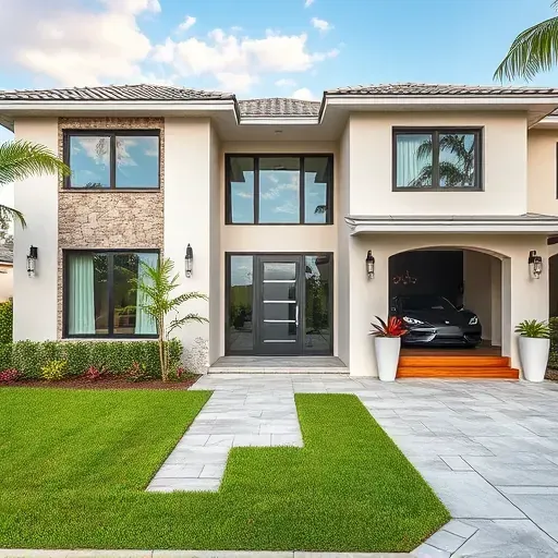 Remodeled interior space in Coral Springs, FL showcasing modern design features and elegant decor elements.