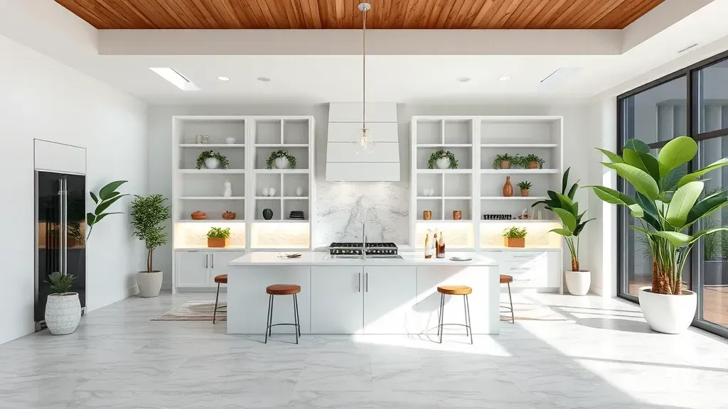 Remodeling in Lake Worth, FL with stylish kitchen and modern appliances showcased in bright lighting.