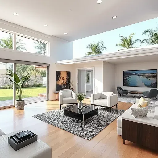 Beautifully remodeled interior of a Coral Springs home featuring modern design and elegant finishes.