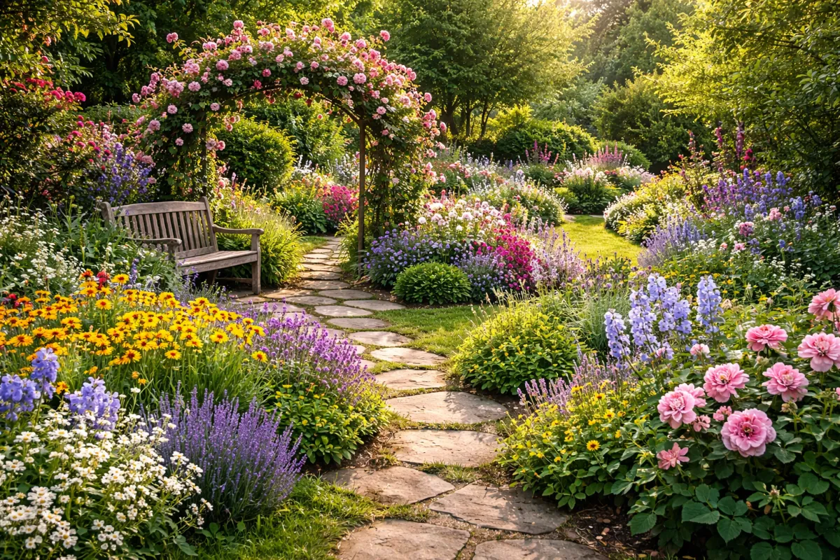Look at this beautiful garden.