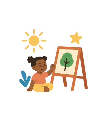 outdoor-first childcare, childcare in Carrollton, Blossom Grove Academy outdoor play.