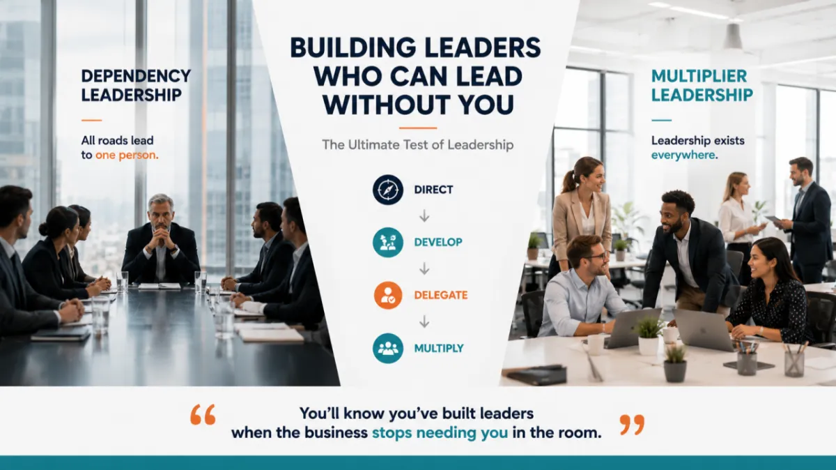 Building Leaders Who Can Lead Without You