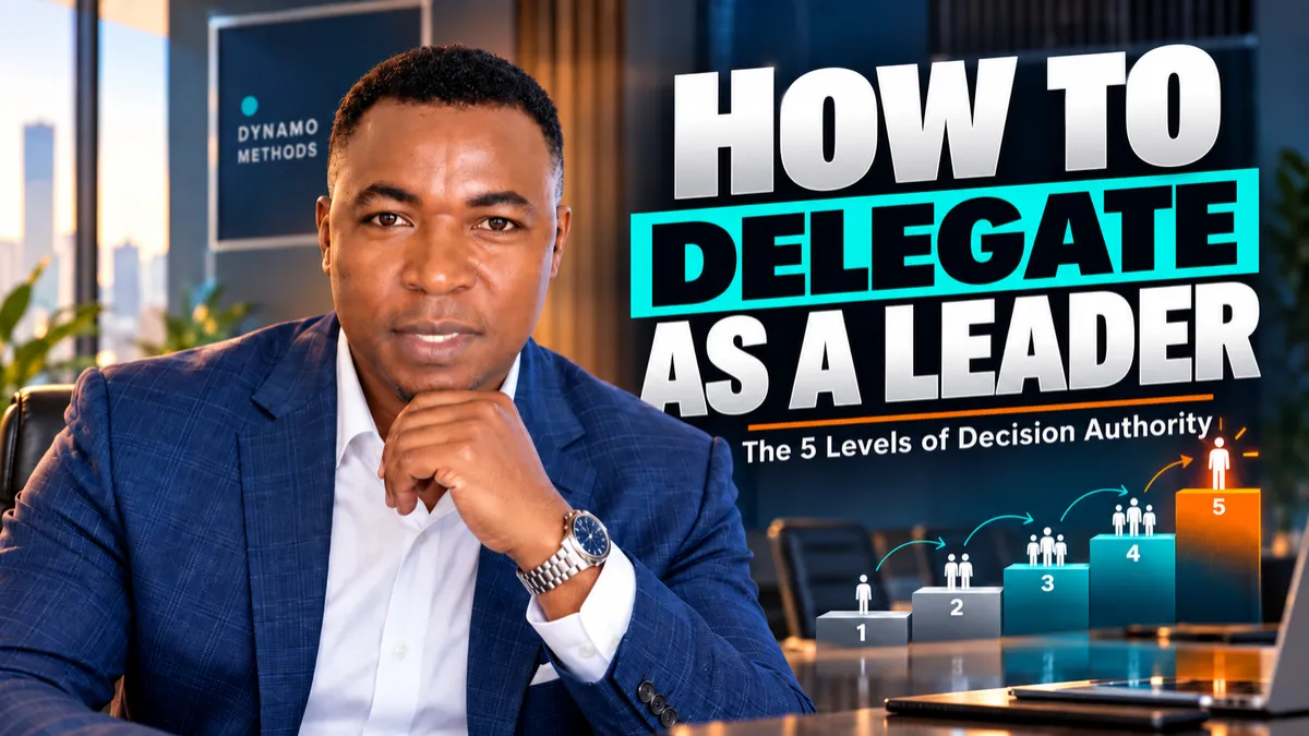 How to Delegate as a Leader: The 5 Levels of Decision Authority