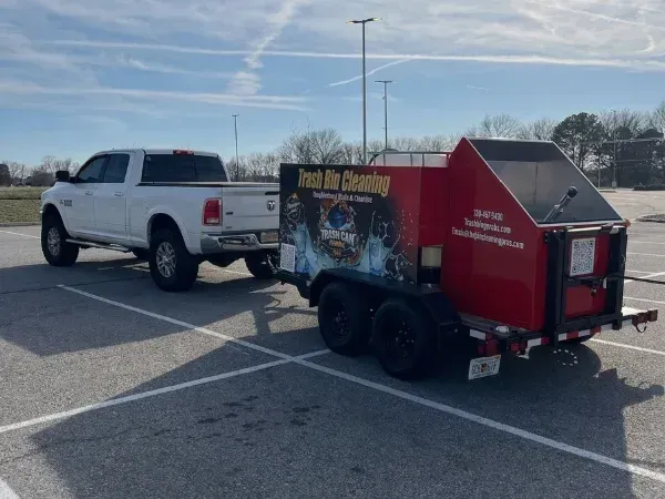 Trash Can Pros KC mobile bin cleaning truck servicing the Kansas City area