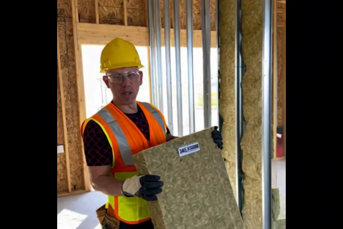 "Professional Insulation installation in Burnaby by Ibanez Walls & Ceilings."