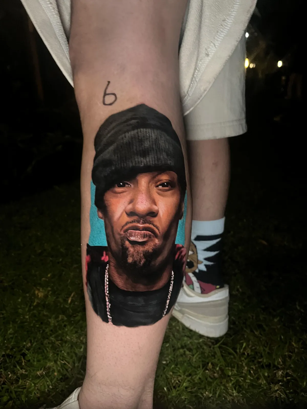 person with sleeve tattoo