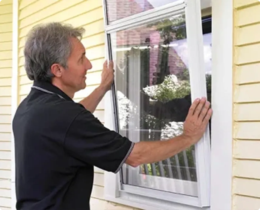 Professional bathroom remodelers from Rhode Island Bath & Shower working on a renovation project