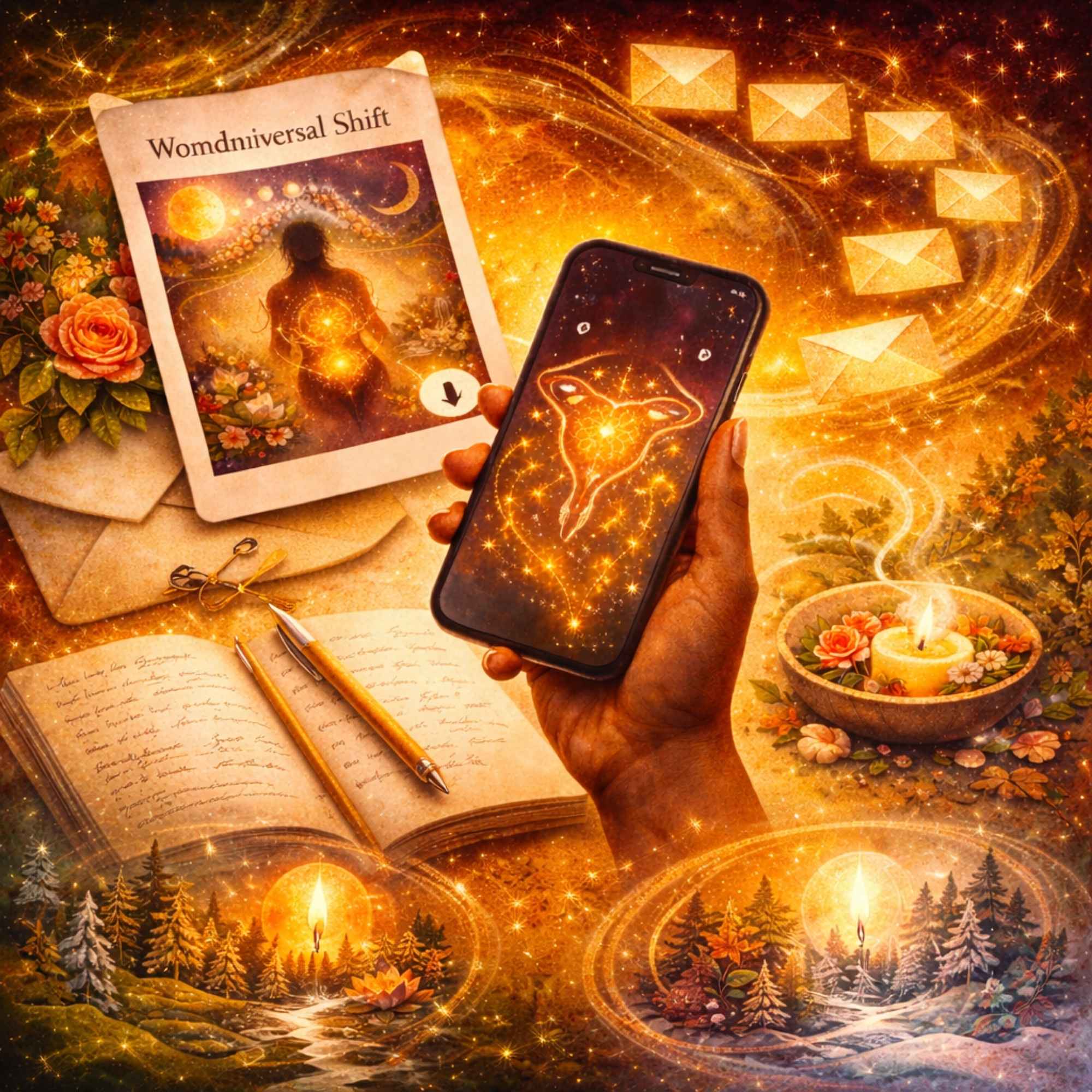 Illustrated scene symbolizing Always Be Coachable, showing a person standing at a crossroads of growth, community, sovereignty, and accountability.