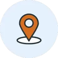 orange location pin icon
