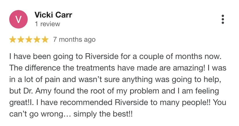 Riverside Chiropractic Chiropractor Reviews