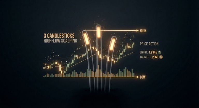 3 Candlesticks High-Low: Price Action Scalping