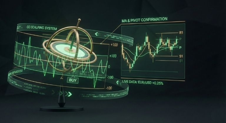 CCI Scalping: Moving Average & Pivot System