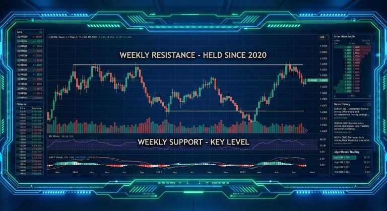 Weekly S/R Strategy for EUR/USD: A Multi-Timeframe Approach