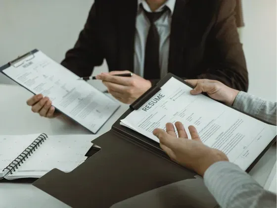 Recruitment agency reviewing candidate - Elate Staffing