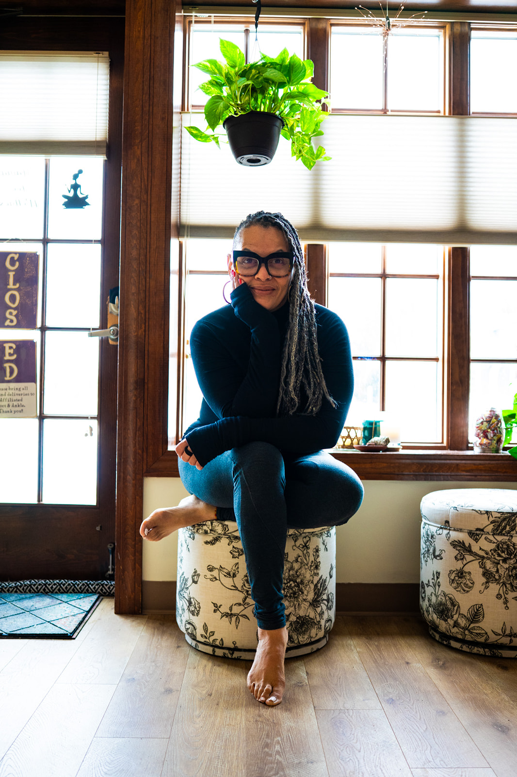 Tee Guilmette at her studio