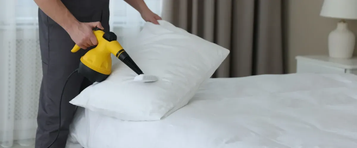 Professional mattress steam cleaning service in Phoenix removing stains and bacteria