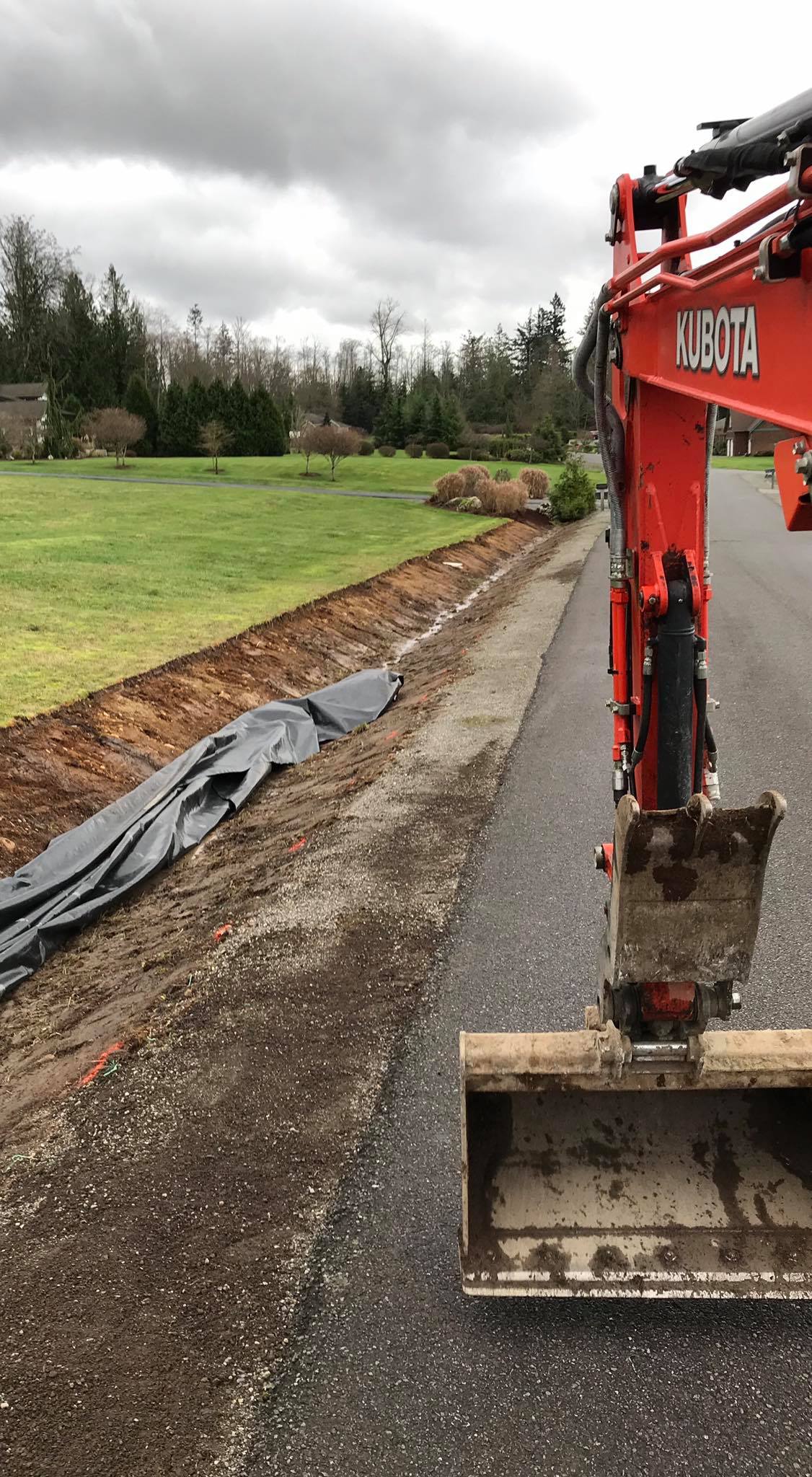 Septic Prep and Sewer Line Excavation Mount Vernon