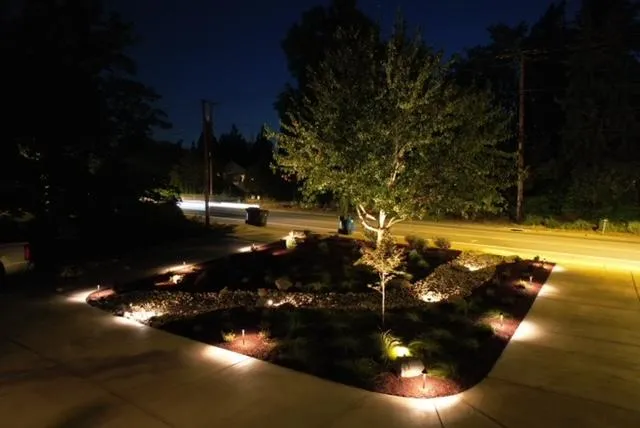 night lighting Salem Oregon