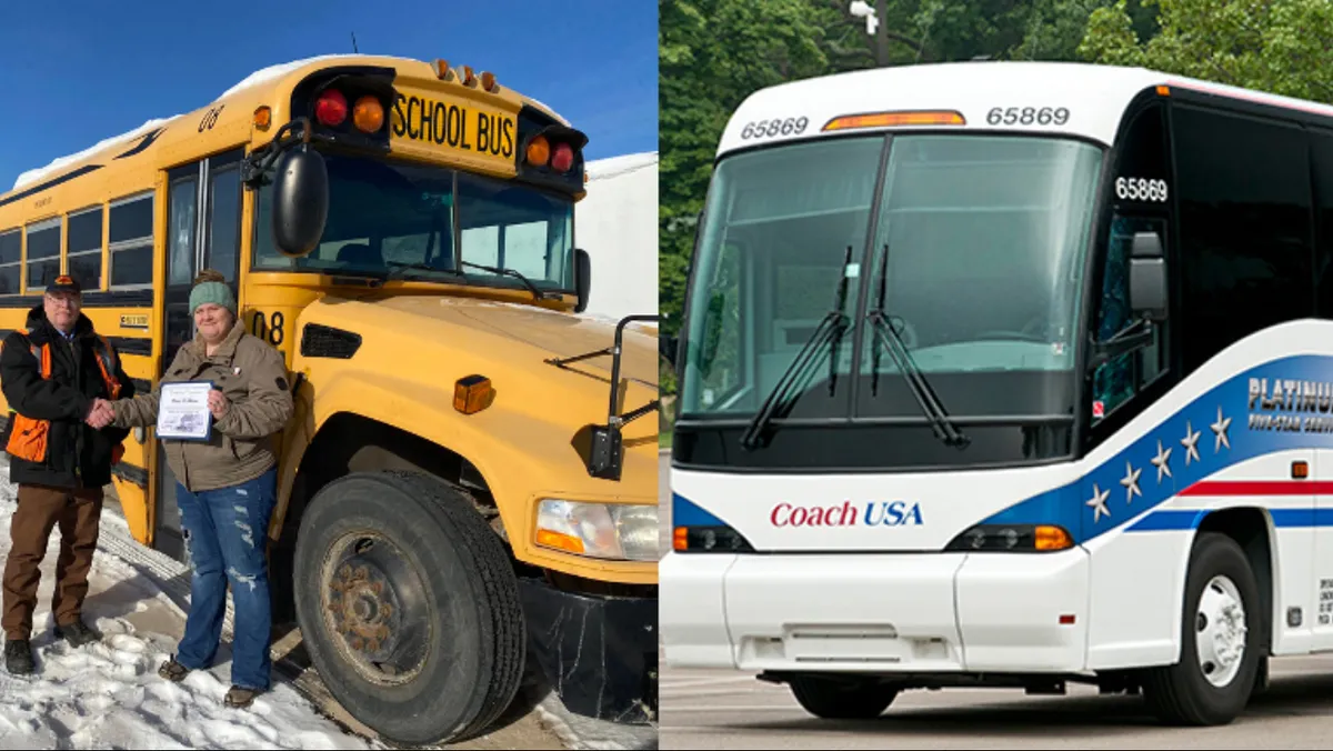 Midwest school bus used for Class B passenger training