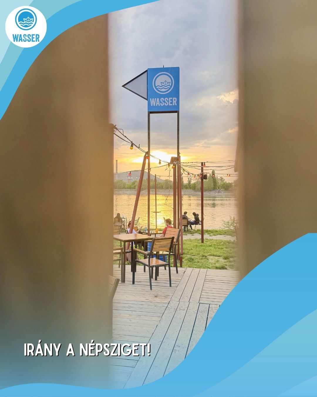 Kutyabarát hely Budapesten – vízparti terasz a Duna-parton