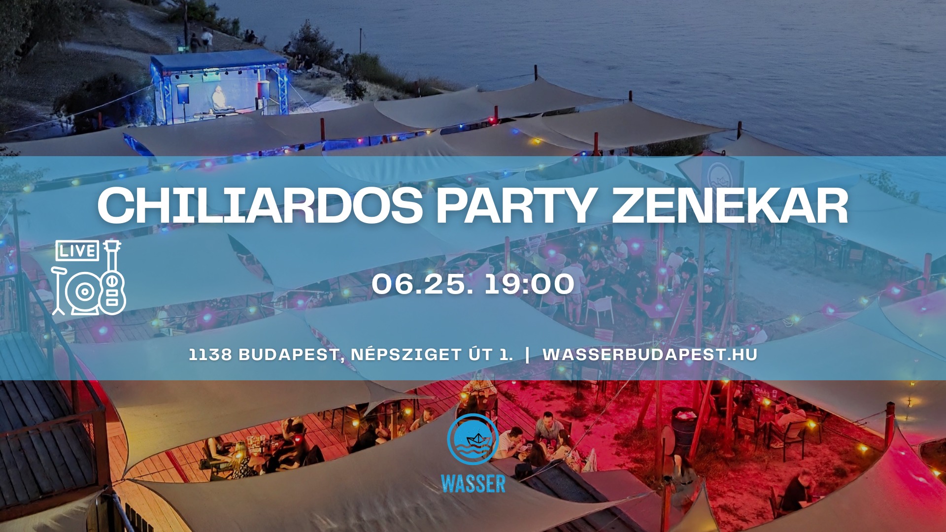 Ingyenes koncert Budapesten – Chiliárdos Party Zenekar június 25-én