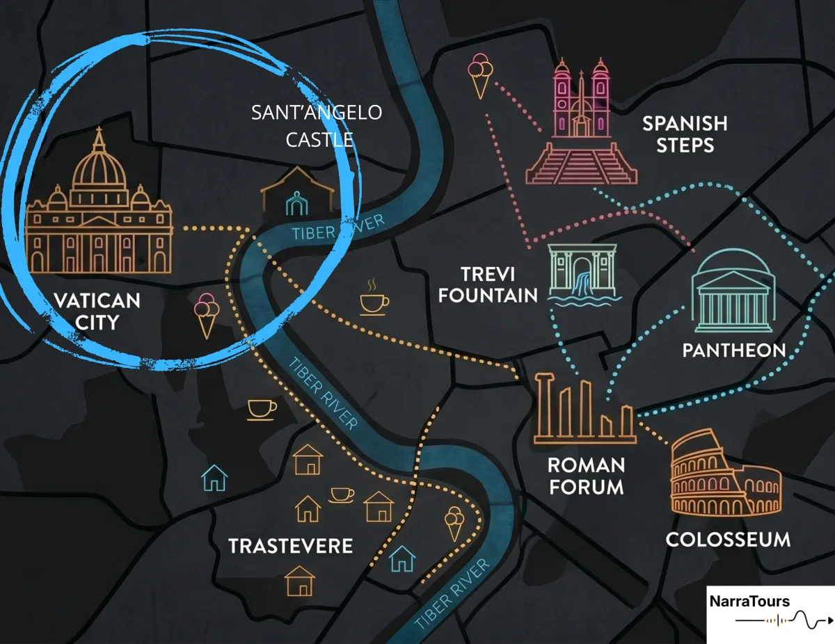Where to – Castel Sant Angelo / Cavour Square