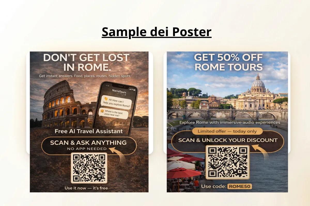 Poster NarraTours per host