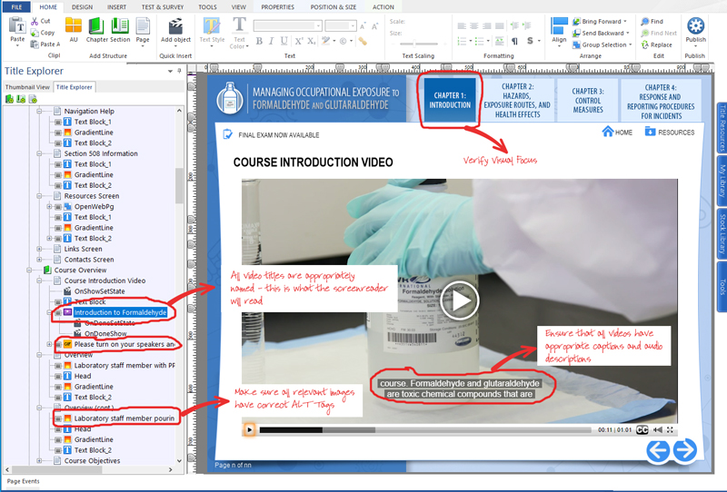 HelloChristiana - Portfolio - WCA Compliance for eLearning at CDC
