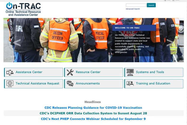HelloChristiana Portfolio - OnTrac for CDC screenshot