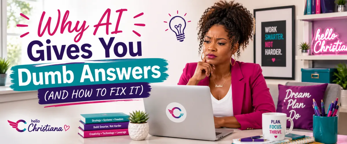 Why Your AI Gives Dumb Answers (And How to Fix It) Day 4