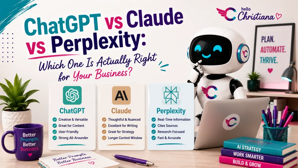 ChatGPT vs Claude vs Perplexity