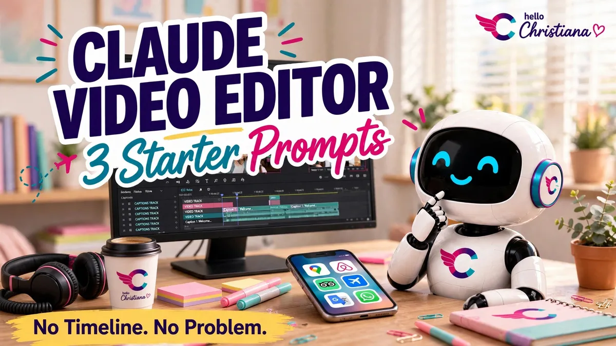 Claude Video Editor: 3 Starter Prompts to Edit Videos Without a Timeline