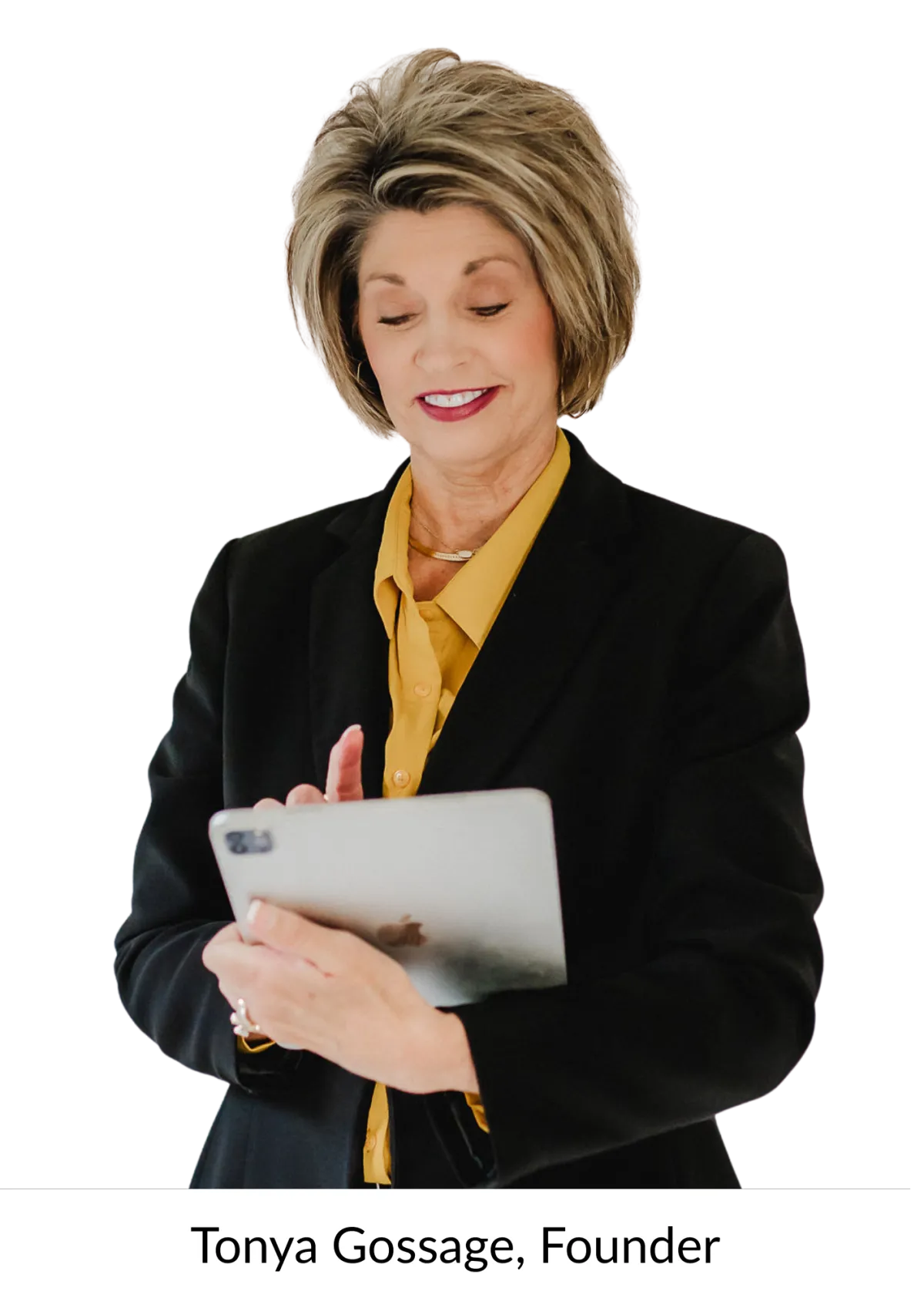 Business consultant Tonya Gossage, expert in strategic networking and leadership.