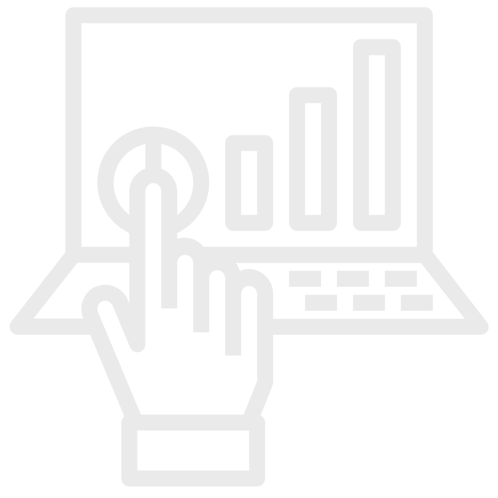 White icon representing executive coaching and revenue strategy — led by 7-8 figure business consultants at Gossage Consulting.