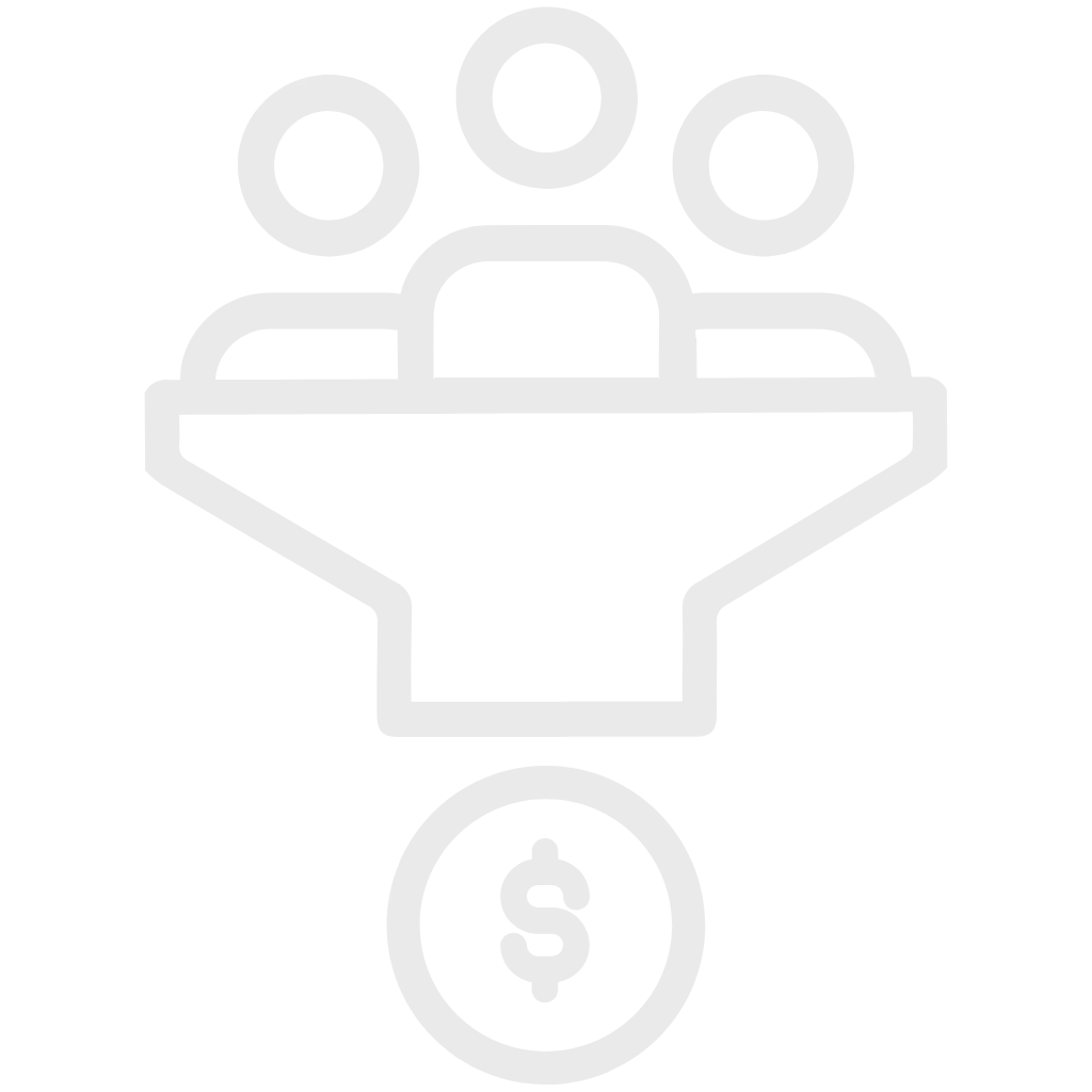 Enterprise-level funnel ecosystem designed, built, and optimized to convert — Gossage Consulting brand graphic.