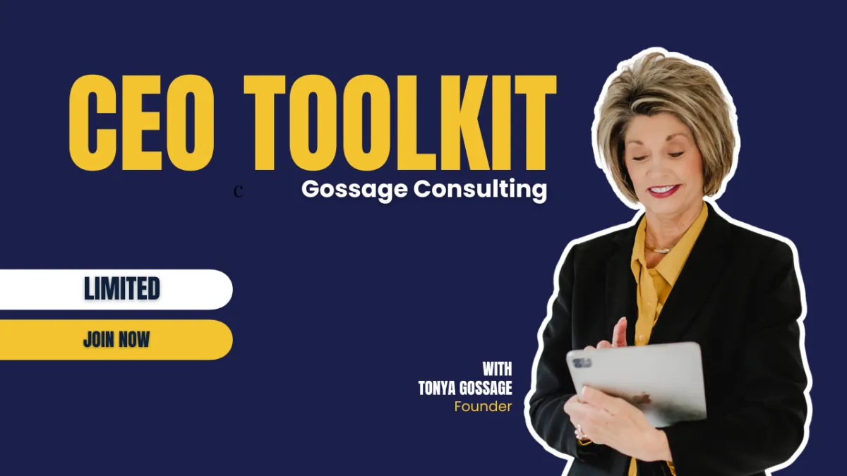 Exclusive CEO Toolkit for business growth by Gossage Consulting.