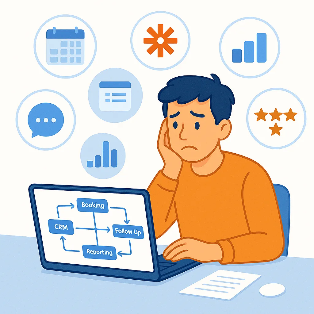 Automation first icon - save time and automate tasks for growth