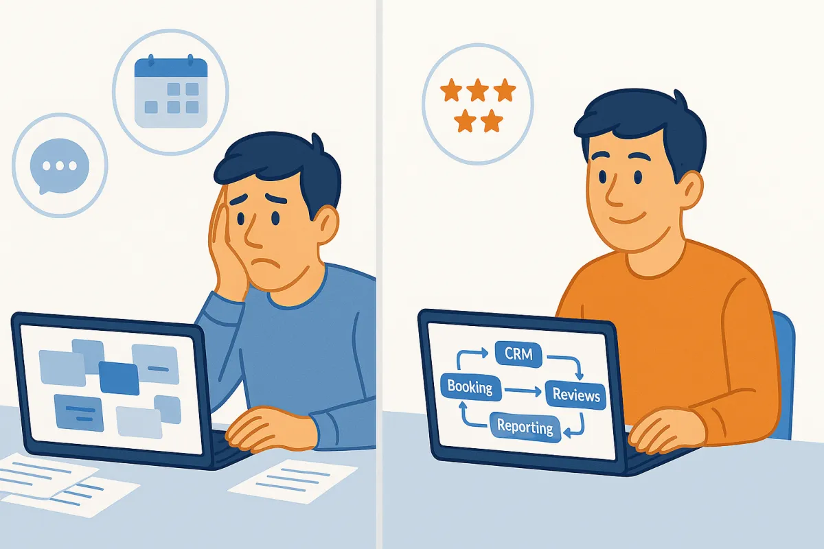 Automation first icon - Solenzo helping save time and automate tasks for growth