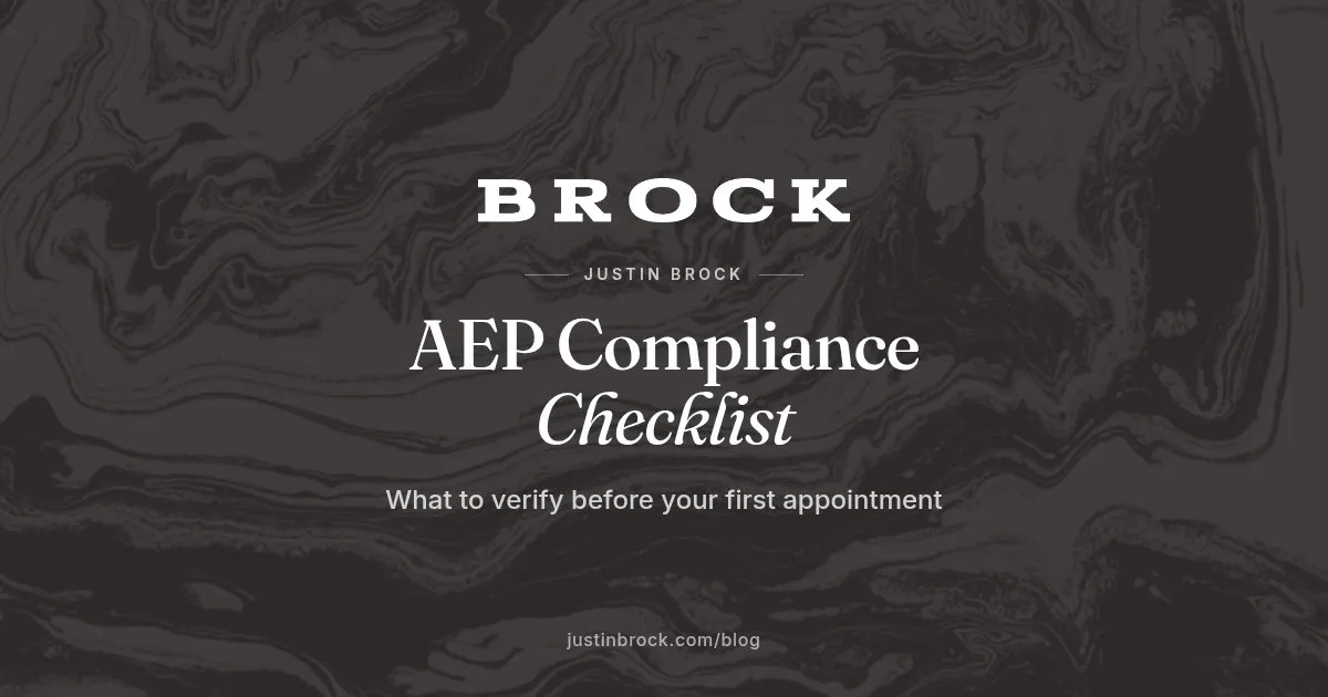 AEP Compliance Checklist for Agents: What to Verify Before Your First Appointment