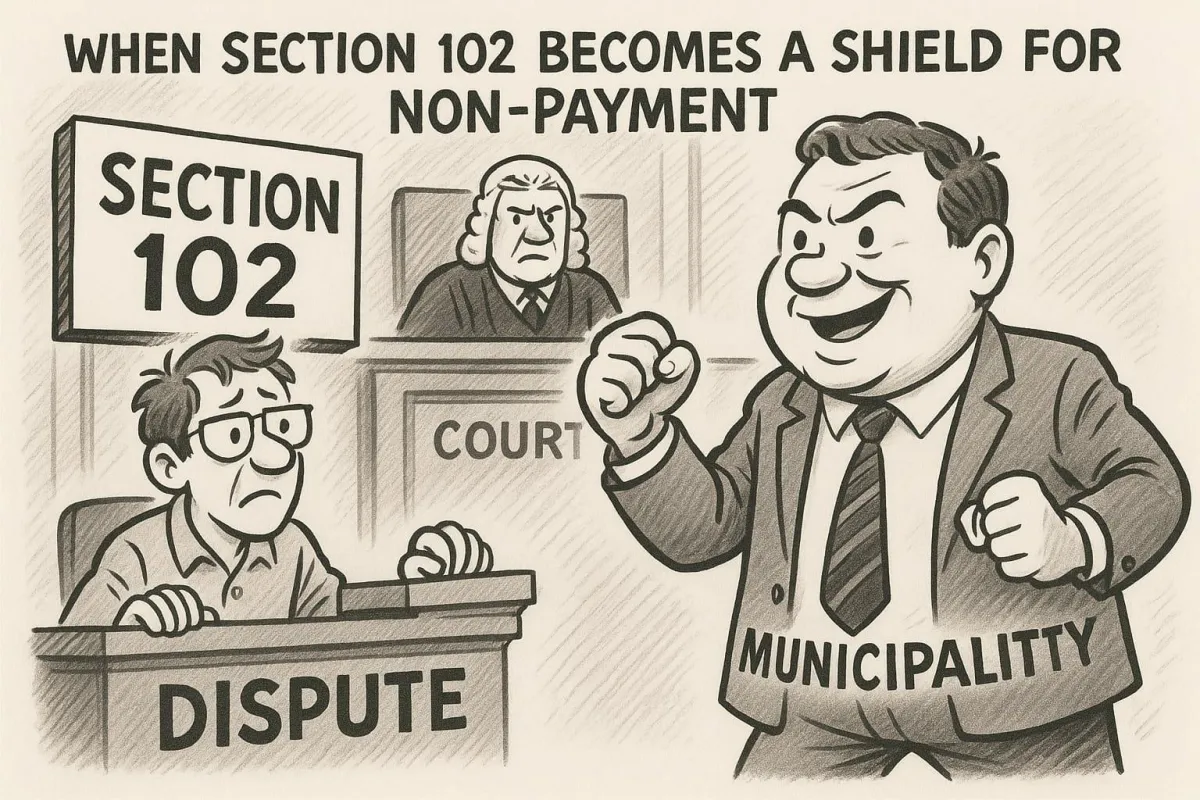 When Section 102 of the Municipal Systems Act Becomes a Shield for Non-Payment in South Africa