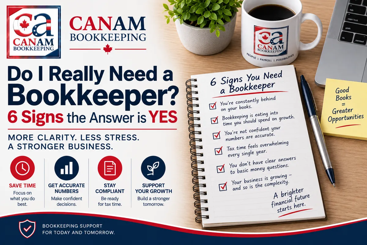 6 Signs You Need a Bookkeeper for Your Business