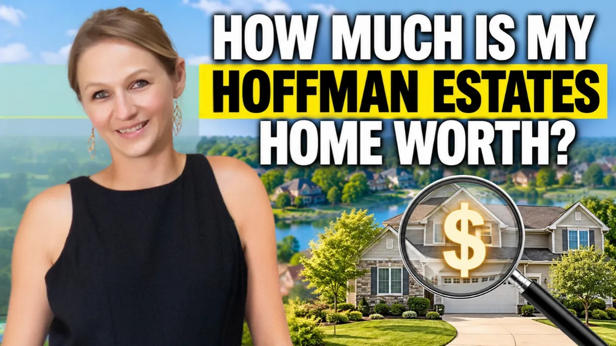 Janine Sasso, Hoffman Estates real estate agent, explaining how much a Hoffman Estates home is worth.