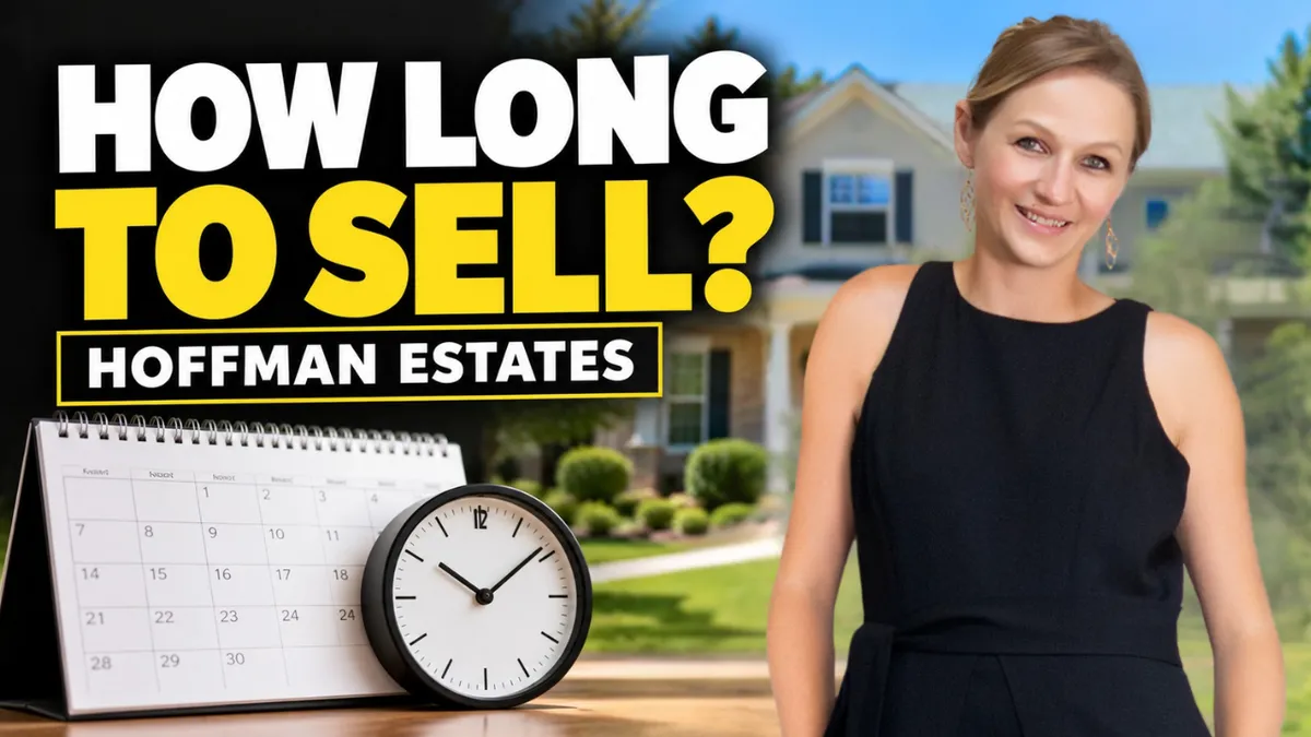 Janine Sasso, Hoffman Estates real estate agent, explaining how long it can take to sell a home in Hoffman Estates.